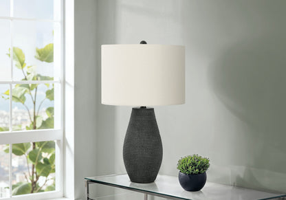 Black Resin Table Lamp