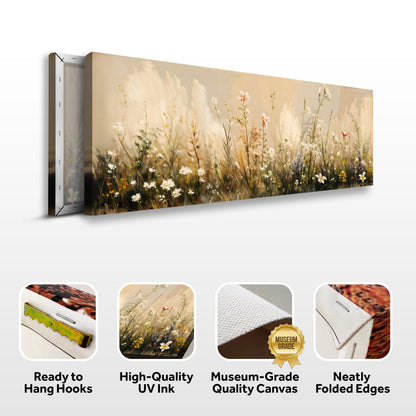 Flower Field wall art with nature-inspired artwork - product view 8