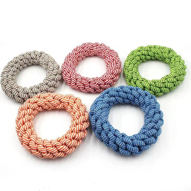 Dog Toy Durable Chewable Knot uncategorized / needs cleanup with nature-inspired artwork - product view 2