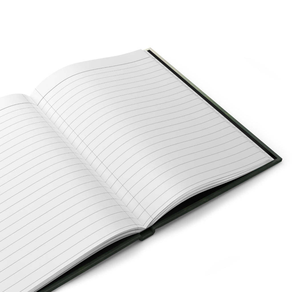 Misty Pine Forest Wellness journal with nature-inspired artwork - product view 5
