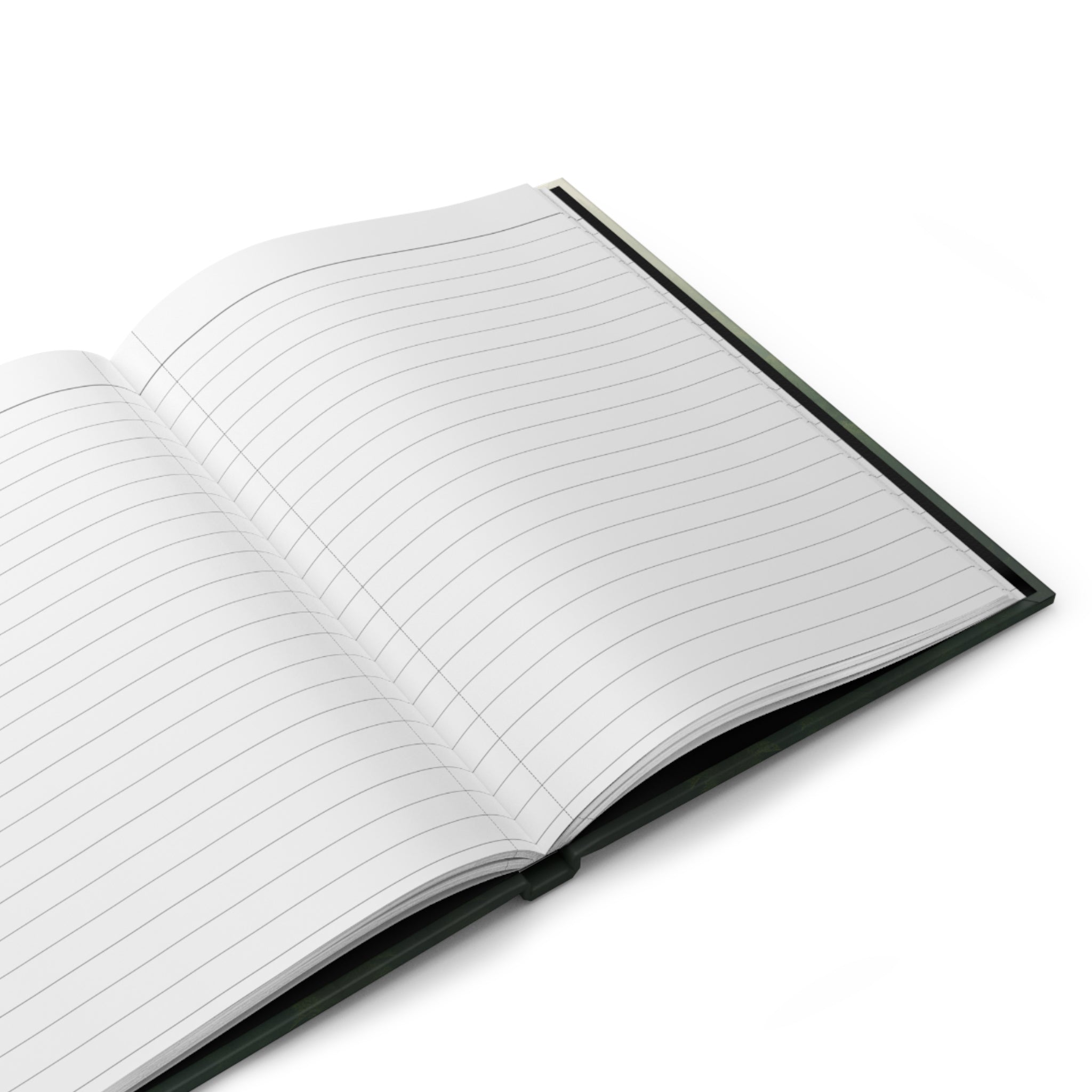 Misty Pine Forest Wellness journal with nature-inspired artwork - product view 5