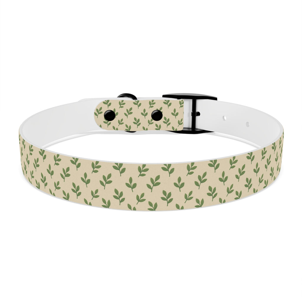 Tranquil Leaf Dog Collar pets with nature-inspired artwork - product view 20