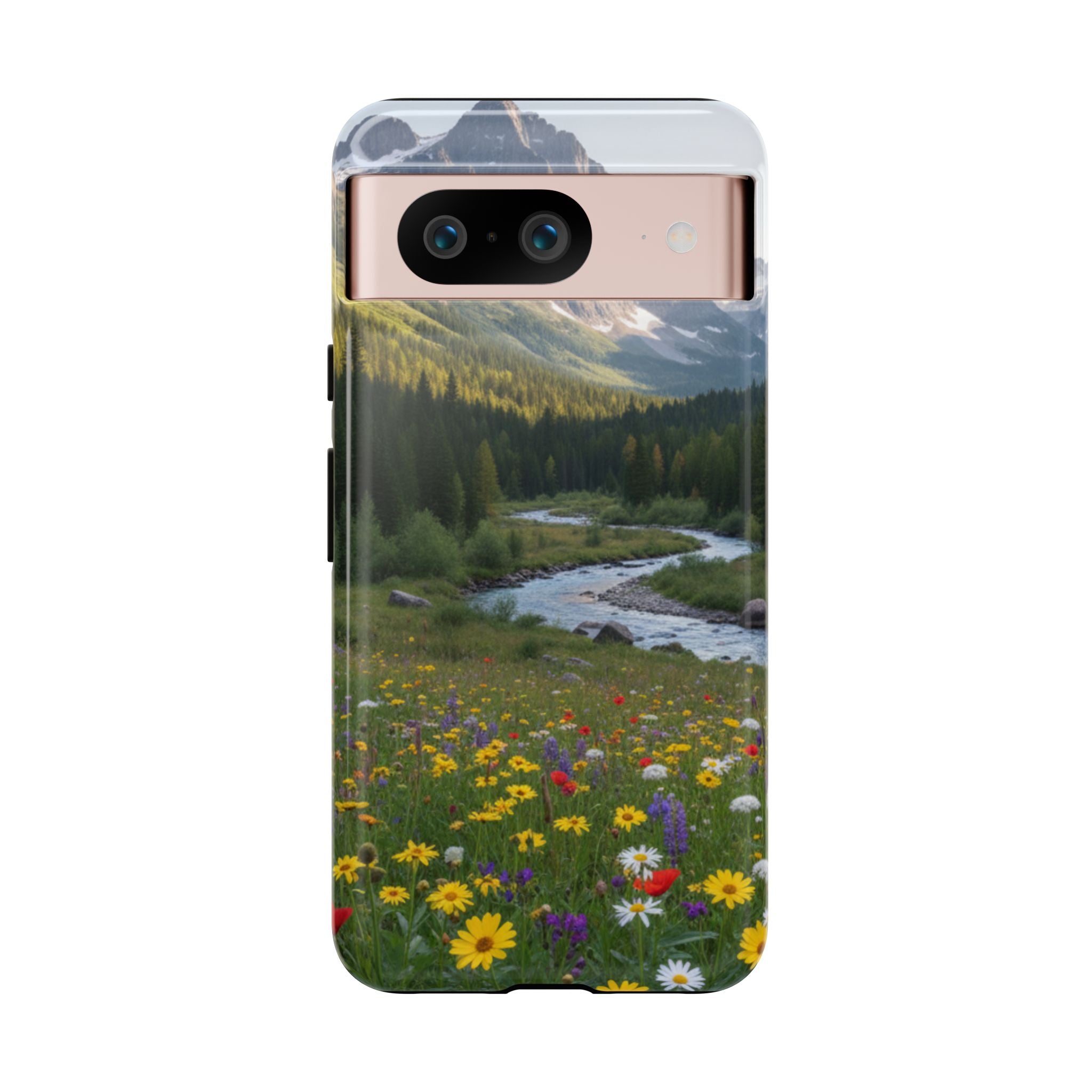 Mountain Meadow Phone Case phone case with nature-inspired artwork - product view 39