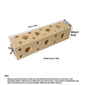 Parrot Educational Toy for Gnawing Wood uncategorized / needs cleanup with nature-inspired artwork - product view 6
