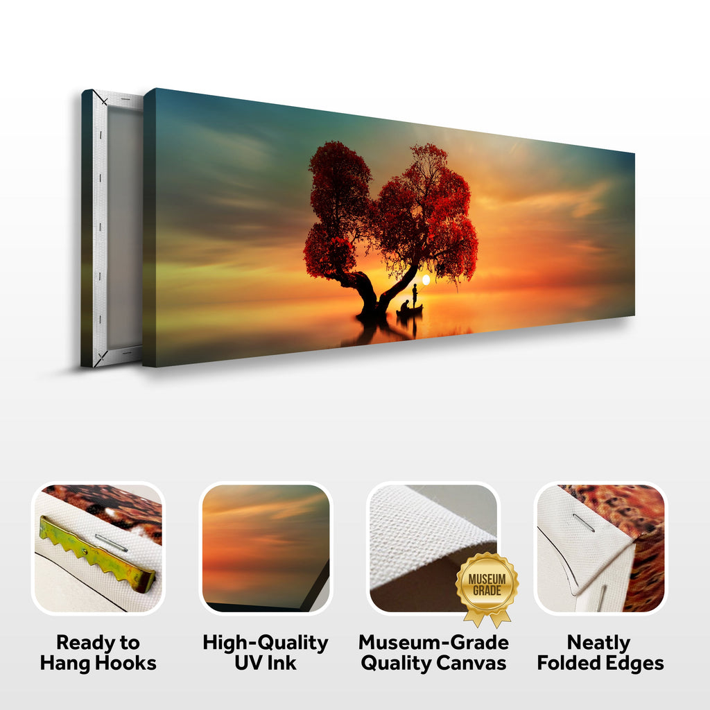 Alone Tree Canvas Ii wall art with nature-inspired artwork - product view 2