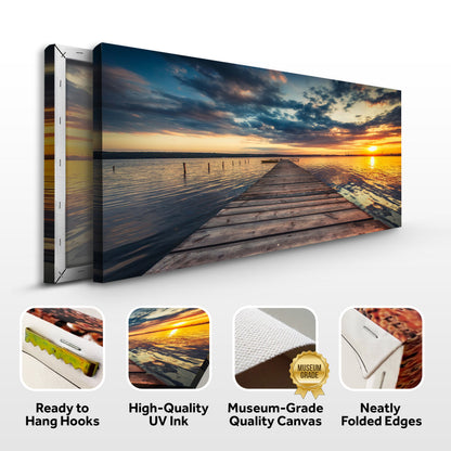 "mirror Lake", Lake Matheson Canvas wall art with nature-inspired artwork - product view 4