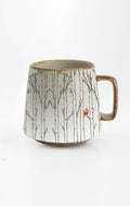 Cardinal in the Grove ceramic mug with nature-inspired artwork