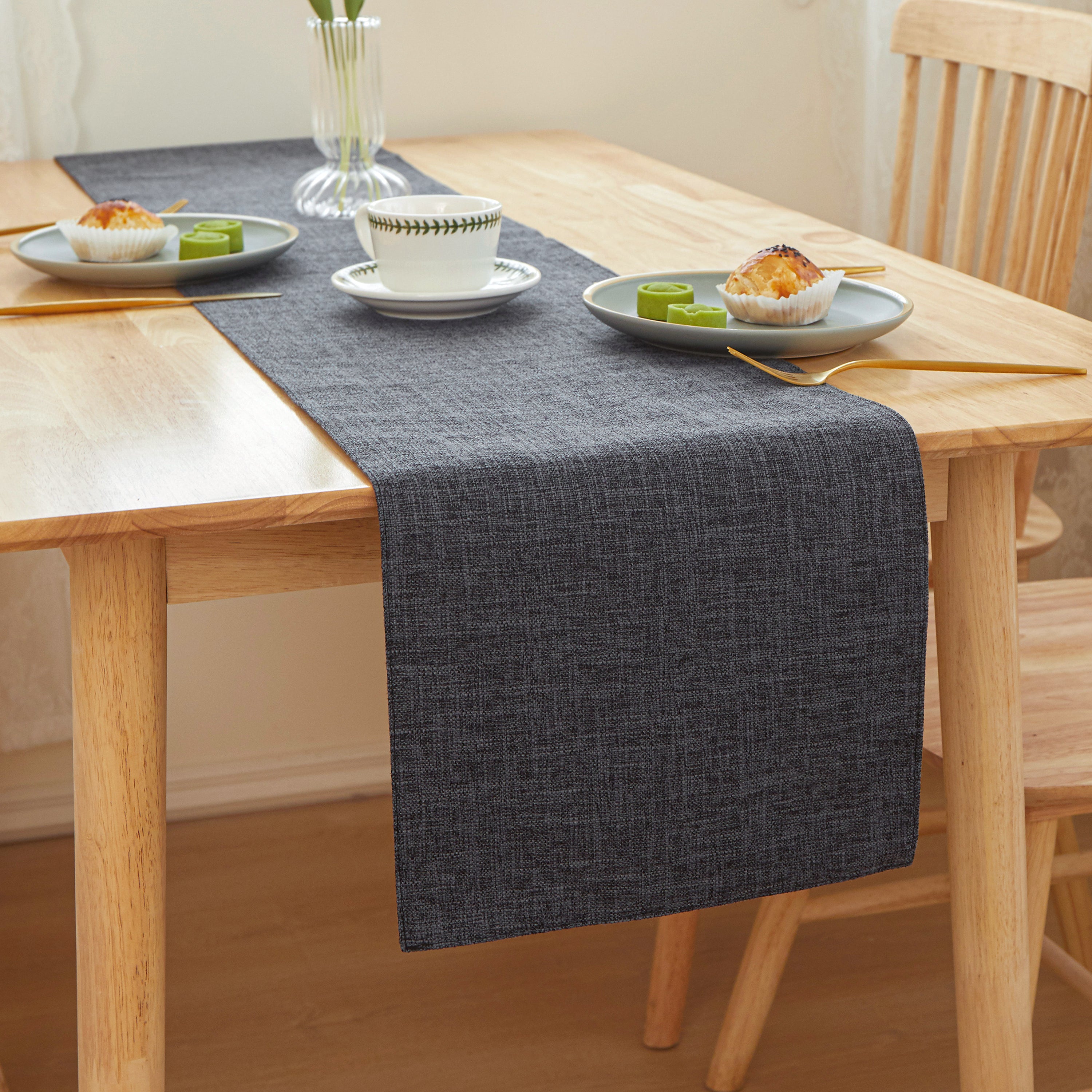 Table Cloth Flat Edges Size 12"w X 71" L ftr with nature-inspired artwork - product view 15