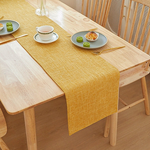 Table Cloth Flat Edges Size 12"w X 71" L ftr with nature-inspired artwork - product view 16