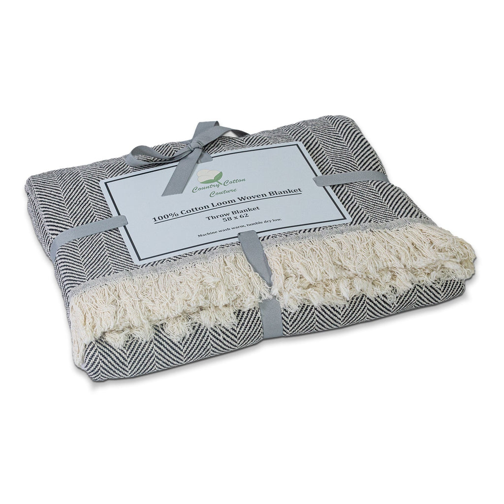 100% Cotton Patterned (large) Throw Blankets home decor with nature-inspired artwork - product view 6