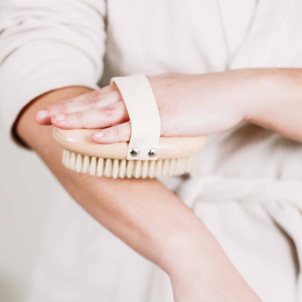 Dry Body Brush uncategorized / needs cleanup with nature-inspired artwork