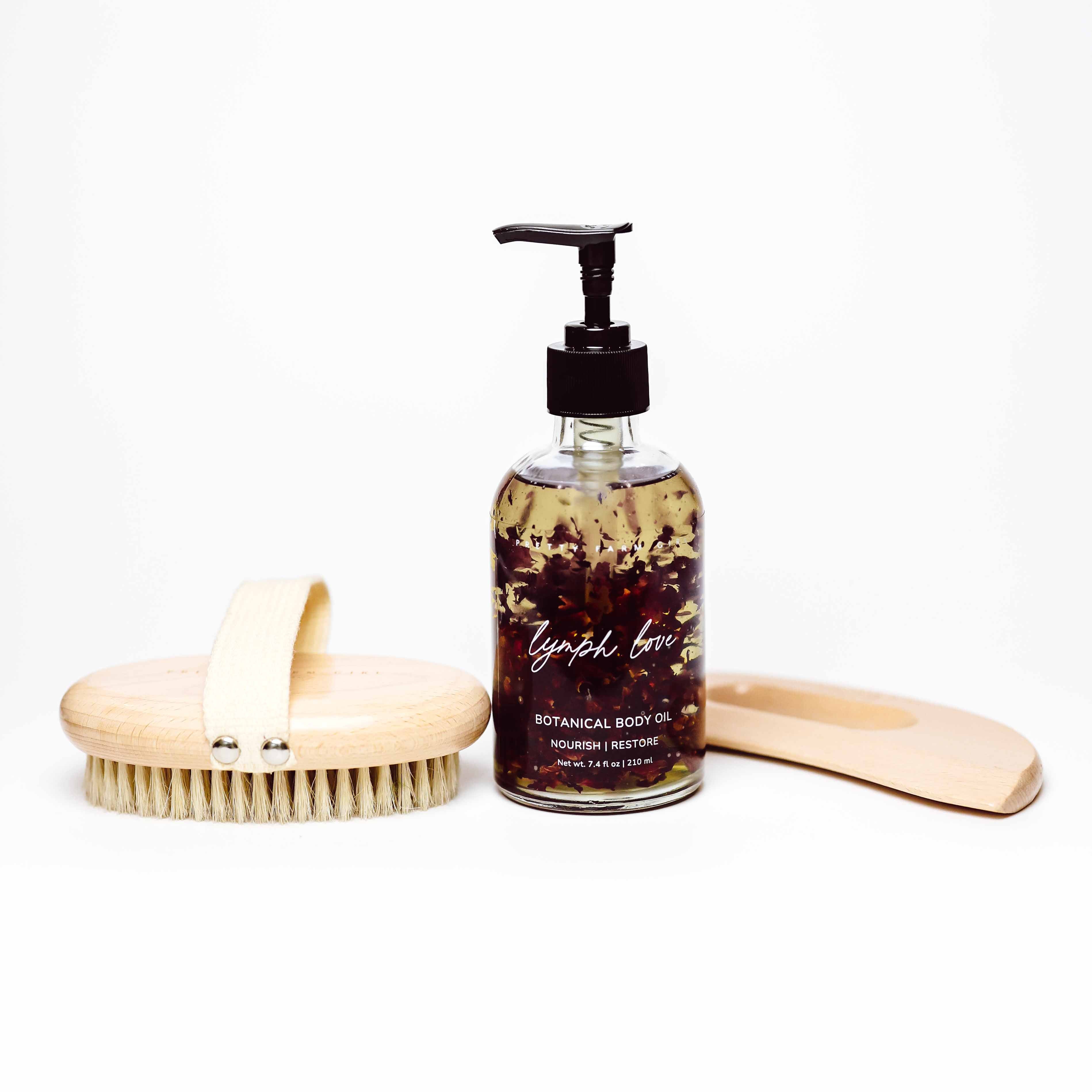 Body Care Lymphatic Routine Kit health & beauty with nature-inspired artwork