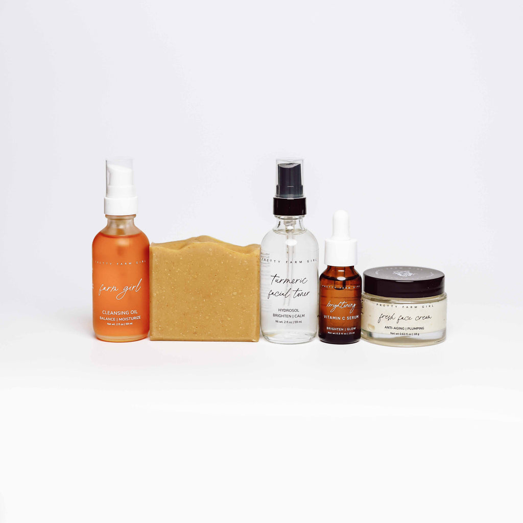 Dark Spot Brightening Kit uncategorized / needs cleanup with nature-inspired artwork