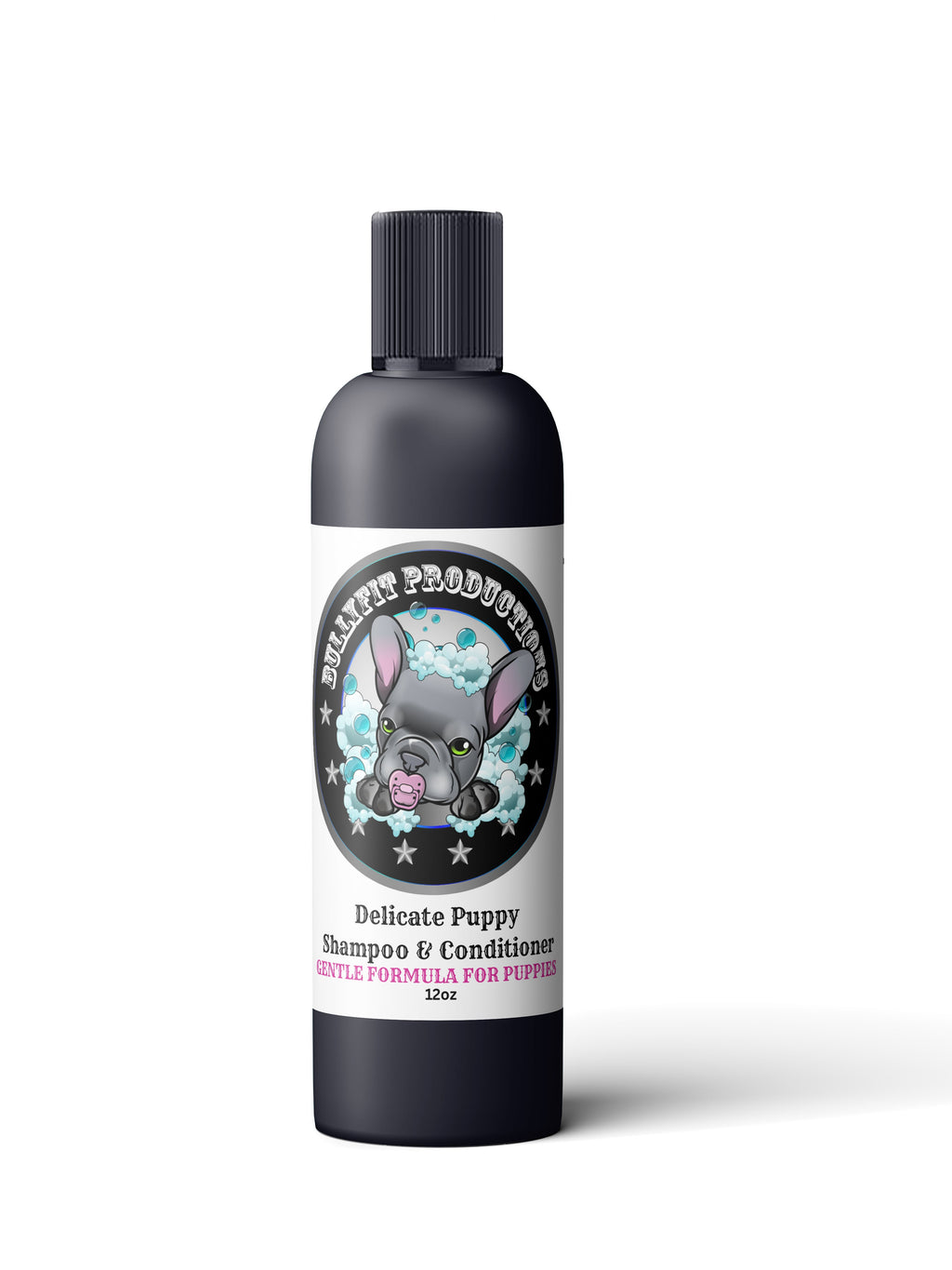 Bullyfit All Natural Delicate 5 in 1 Puppy Shampoo & Conditioner 12oz uncategorized / needs cleanup with nature-inspired artwork - product view 2