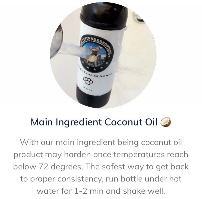 BullyFIT All Natural Skin & Coat Dog Serum 12oz - Pet Grooming