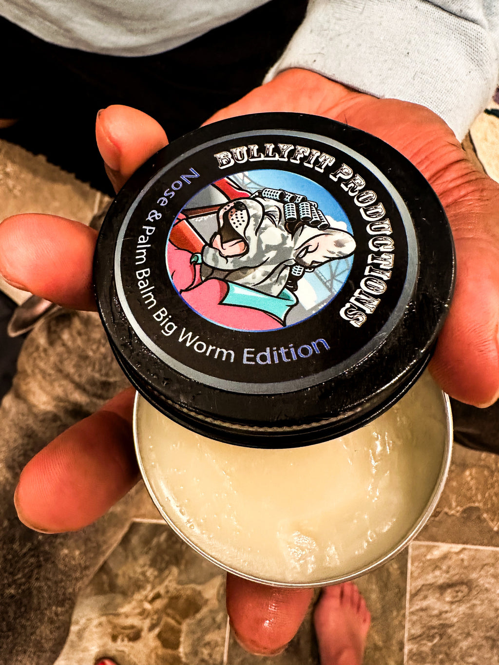 BullyFIT Soothing Nose & Paw Balm Big Worm Edition 2oz