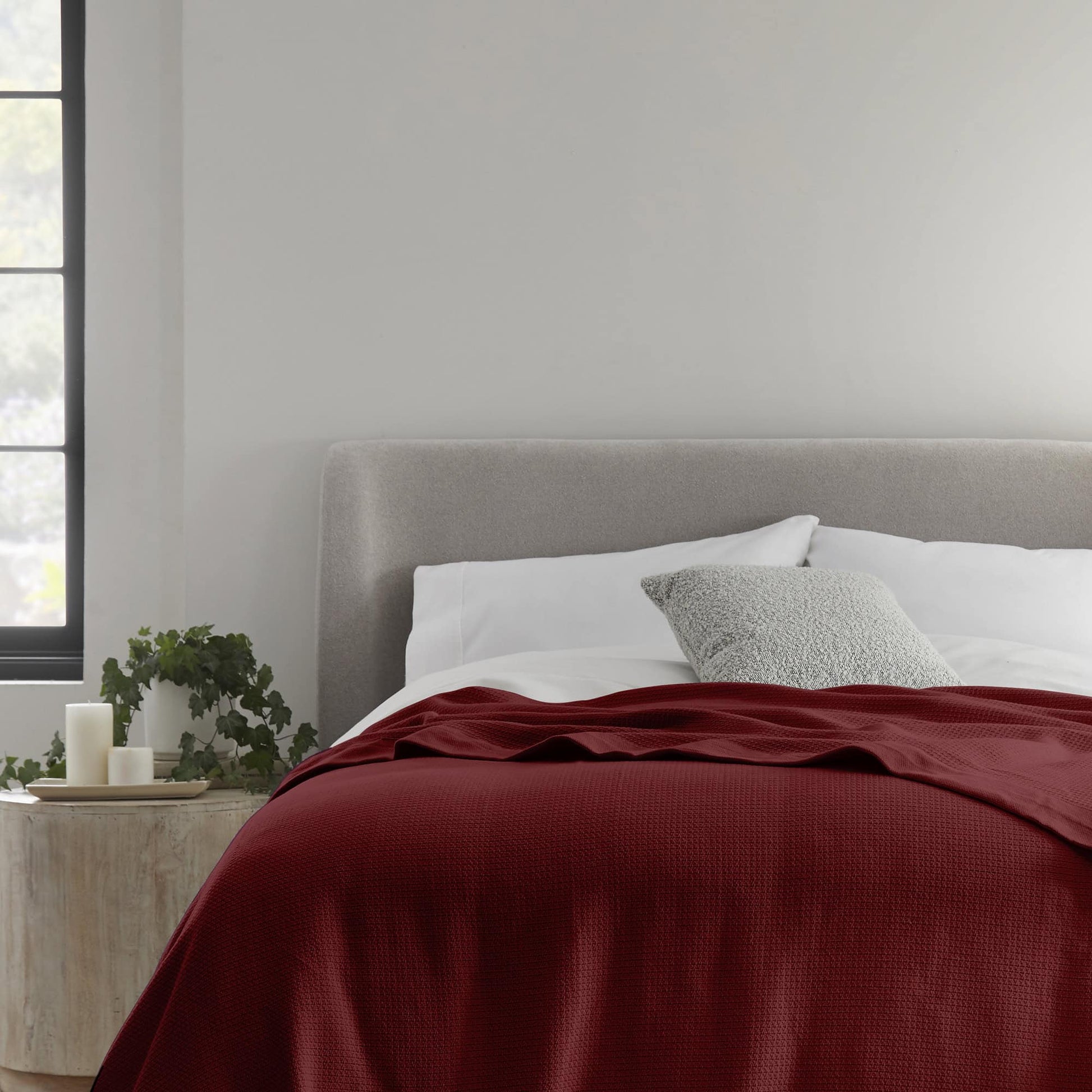 Organic Woven Blanket blanket/throw with nature-inspired artwork - product view 4