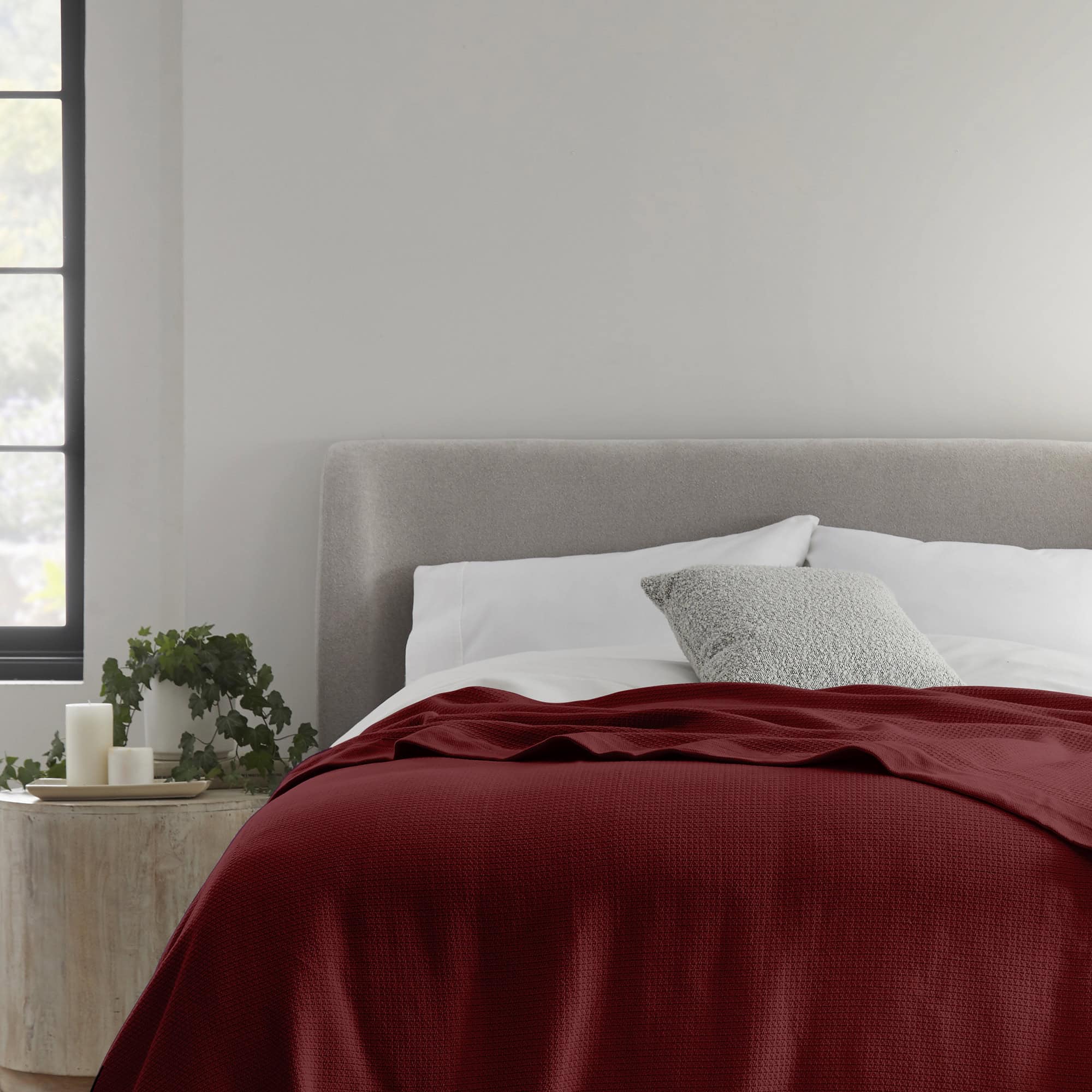 Organic Woven Blanket blanket/throw with nature-inspired artwork - product view 4
