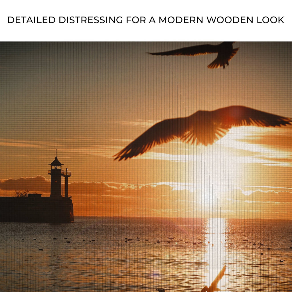 Birds On Magical Sunrise Canvas wall art with nature-inspired artwork - product view 4