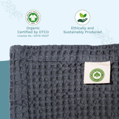 Waffle Weave Blanket home decor with nature-inspired artwork - product view 17