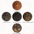 Chai Tea Sampler chai teas with nature-inspired artwork
