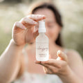 Clarifying Cleansing Oil for Acne Prone Skin face cleanser with nature-inspired artwork