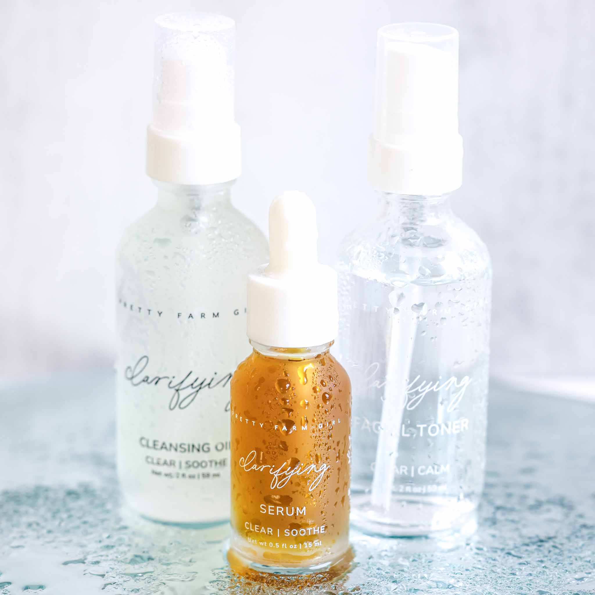 Clarifying Kit for Acne Prone Skin health & beauty with nature-inspired artwork - product view 2