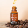 Coffee Bean Eye Lift Serum face serum with nature-inspired artwork