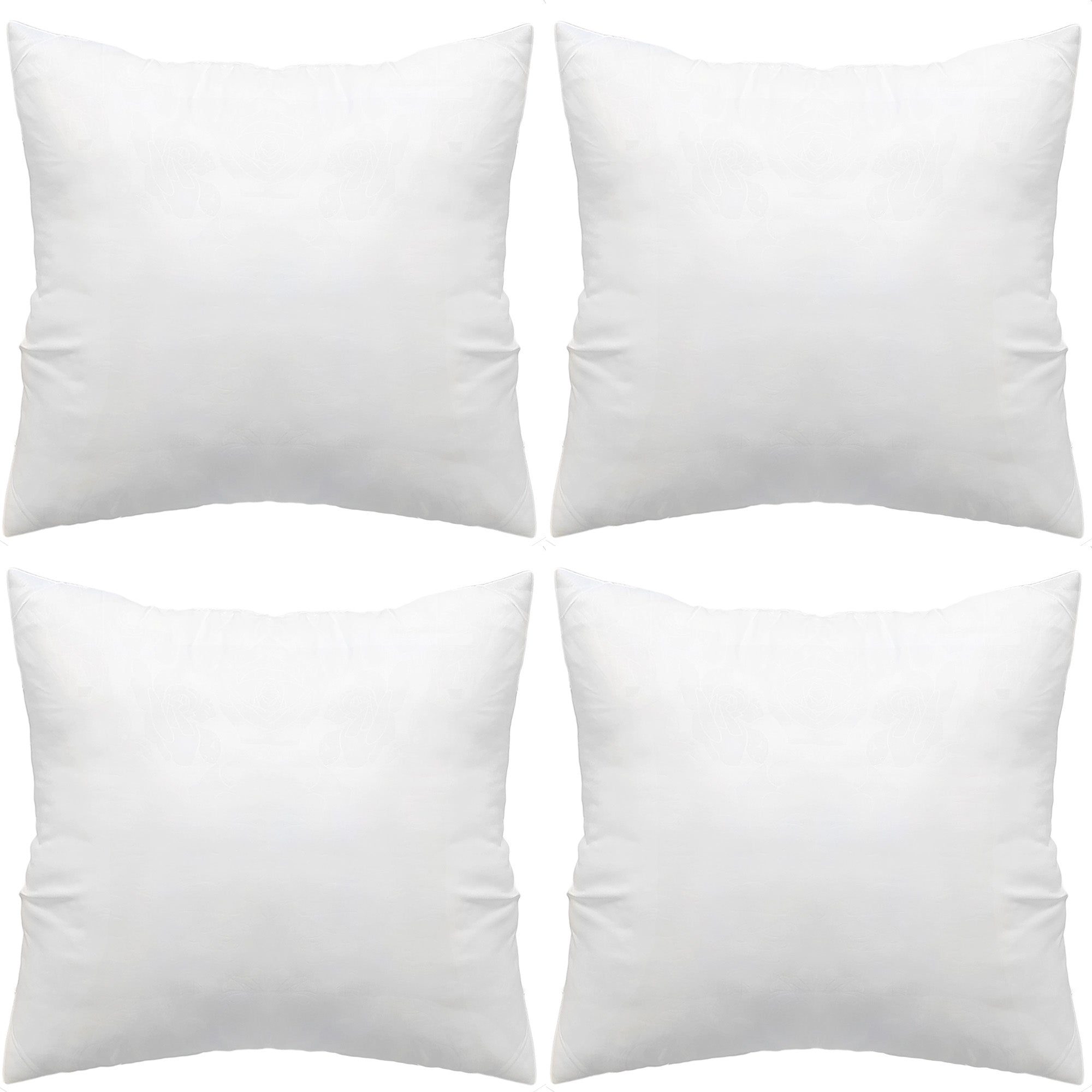 4pcs Throw Pillow Inserts, Square Cushion Inner Soft Fluffy Plump pillow cover with nature-inspired artwork - product view 4