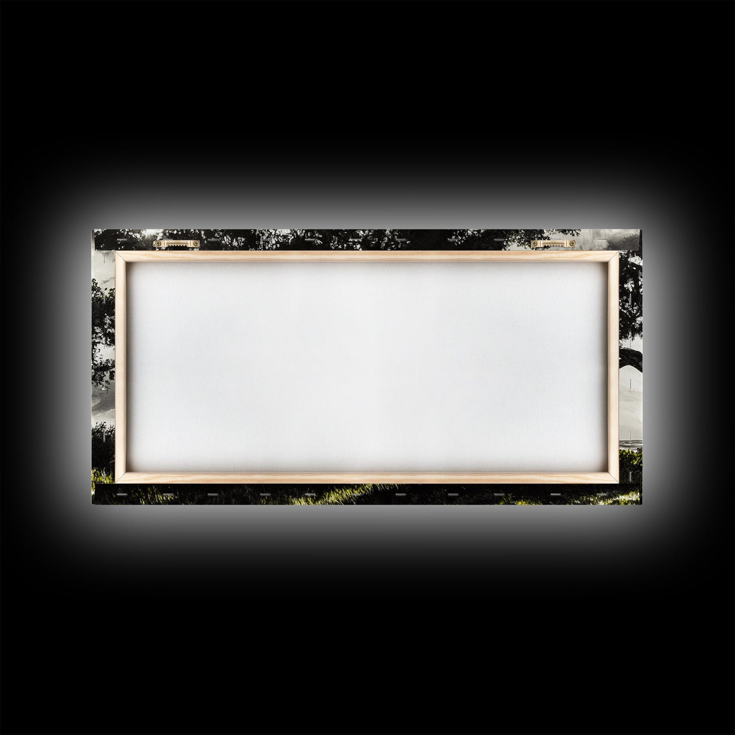 Oak Tree Meadow | Framed Canvas Print