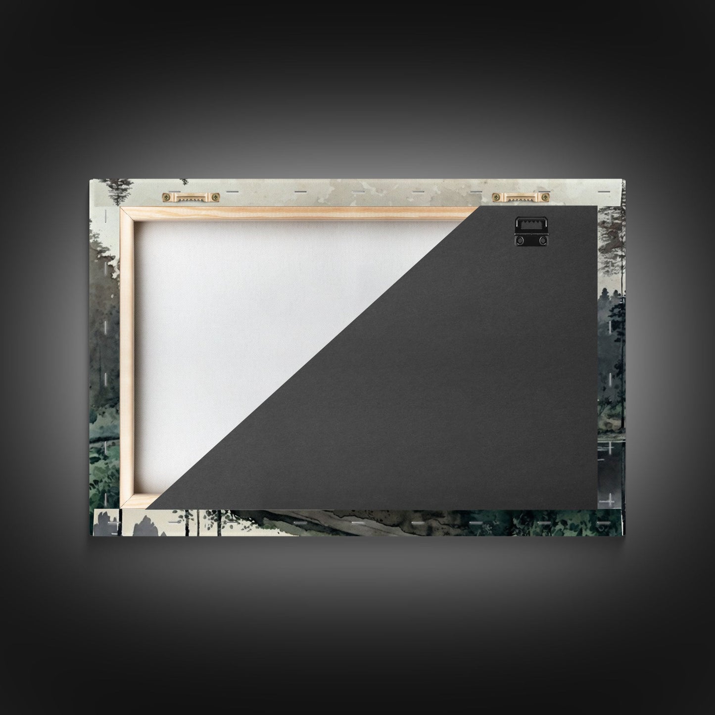 Oil Painting Landscape | Framed Canvas Print