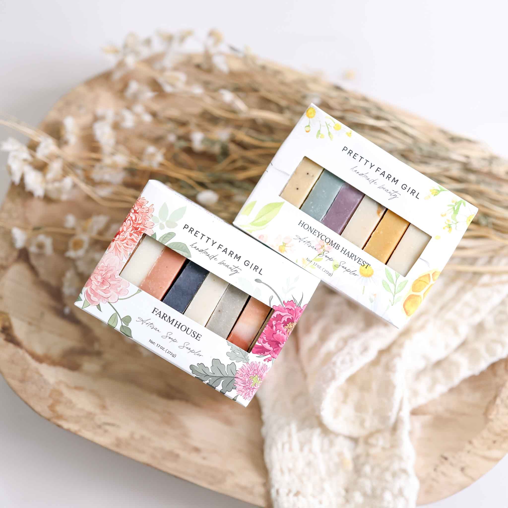 Complete Soap Sampler Set uncategorized / needs cleanup with nature-inspired artwork