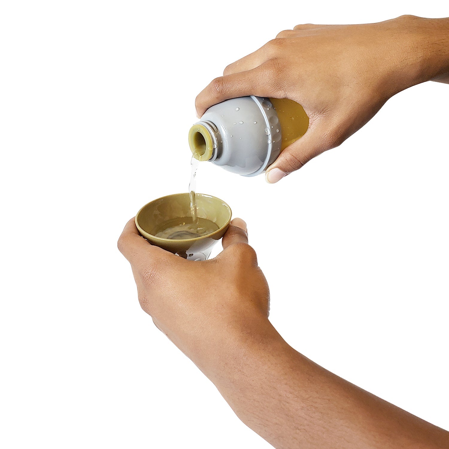 Silicone Water Bottle for Dogs – Leak water bottles with nature-inspired artwork - product view 2
