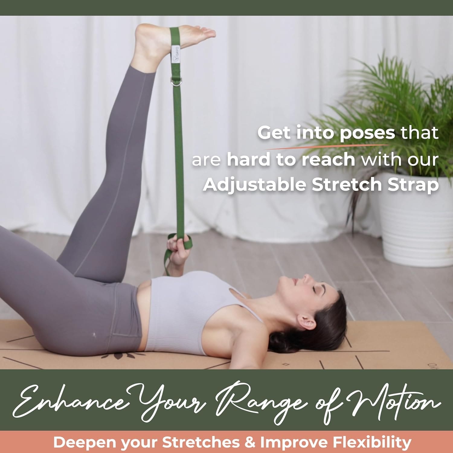 Ultimate Cork Yoga Essentials Kit yoga cork kit with nature-inspired artwork - product view 4