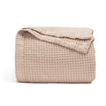 Waffle Weave Blanket home decor with nature-inspired artwork