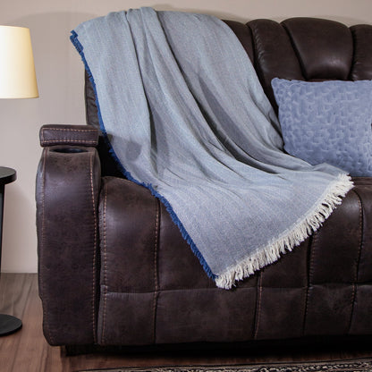 100% Cotton Patterned (large) Throw Blankets home decor with nature-inspired artwork - product view 5