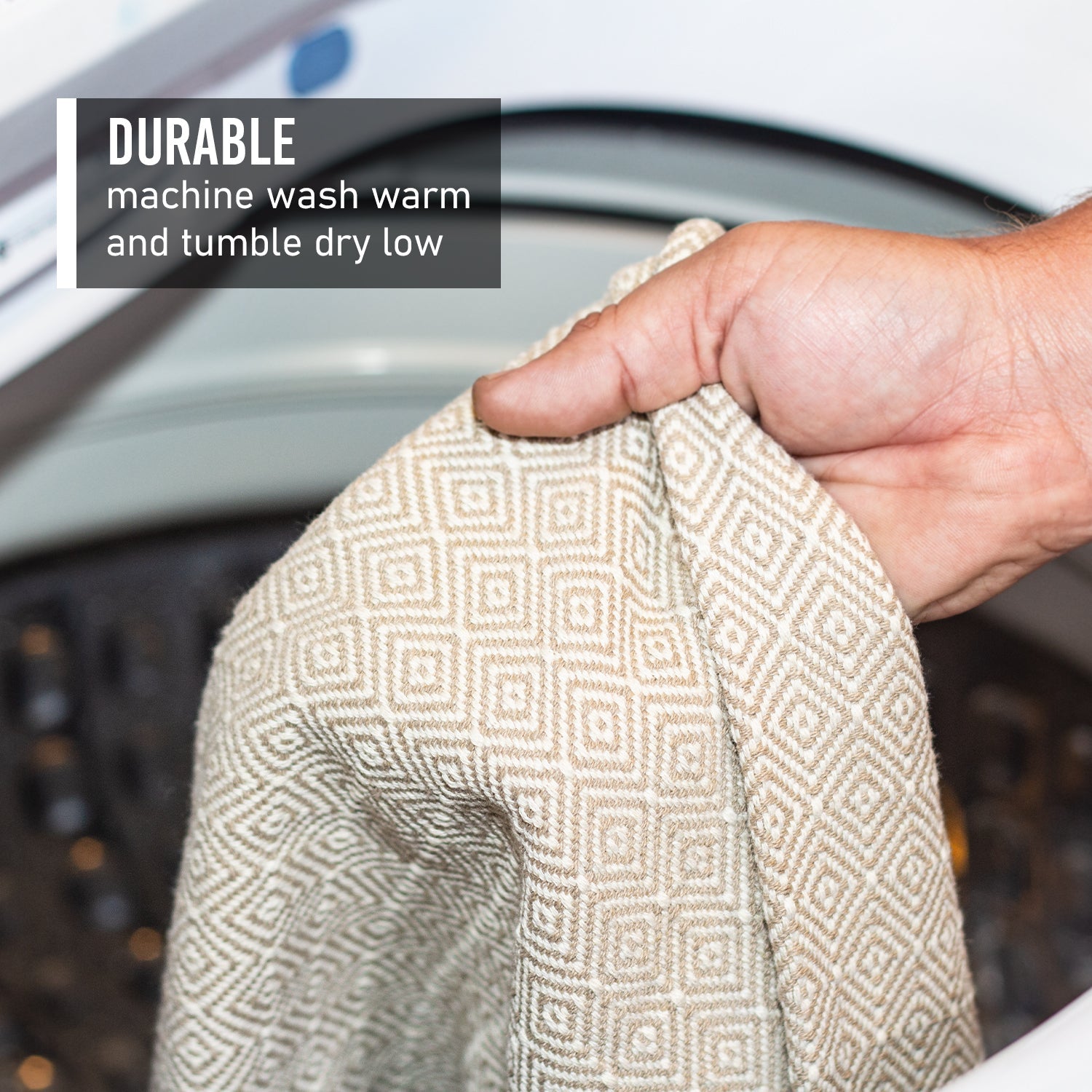 100% Cotton Patterned (large) Throw Blankets home decor with nature-inspired artwork - product view 2