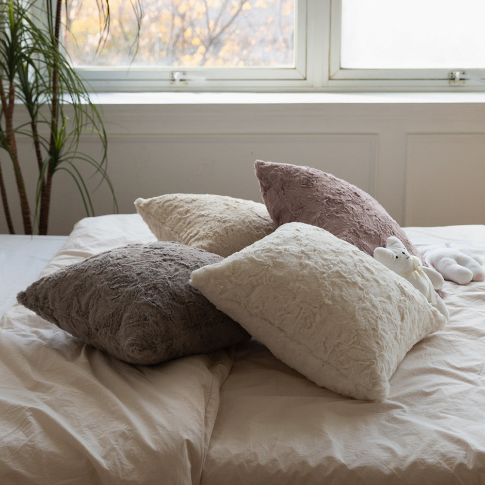 4-Piece Coordinated Pillow Bundle with Inserts – Well Mixed Miss And pillow cover with nature-inspired artwork - product view 6