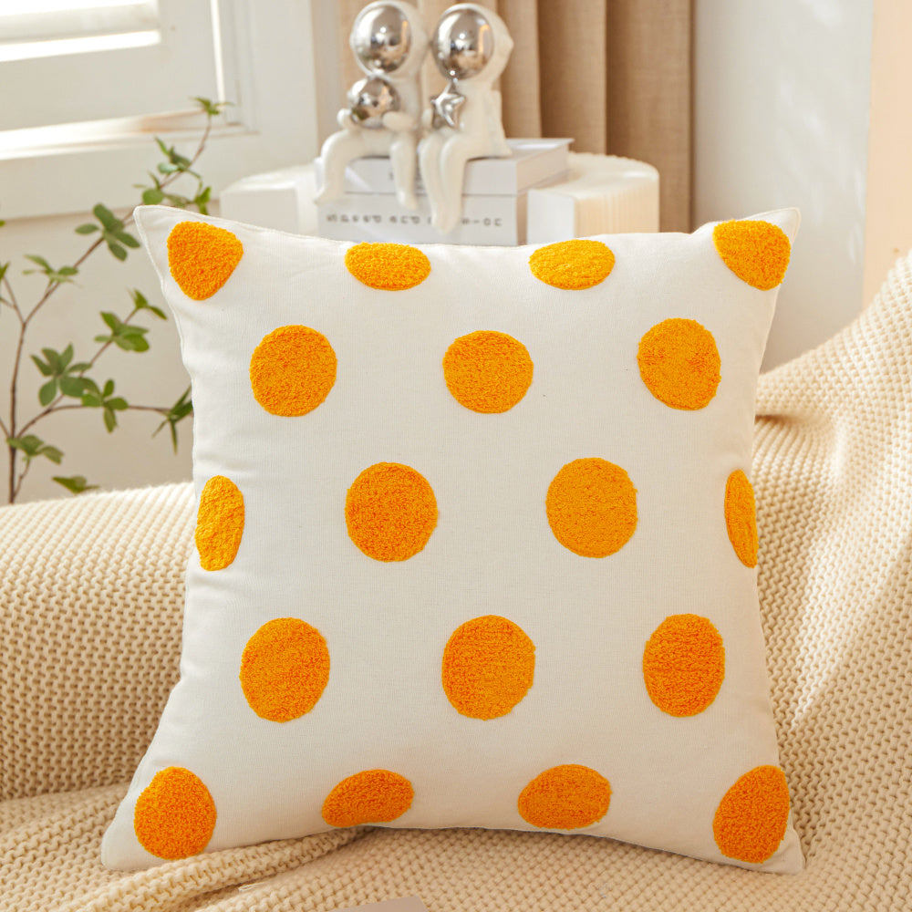 18"x18" Sunshine Blossom Whimsical Floral Full Set of Throw Pillow pillow cover with nature-inspired artwork - product view 3