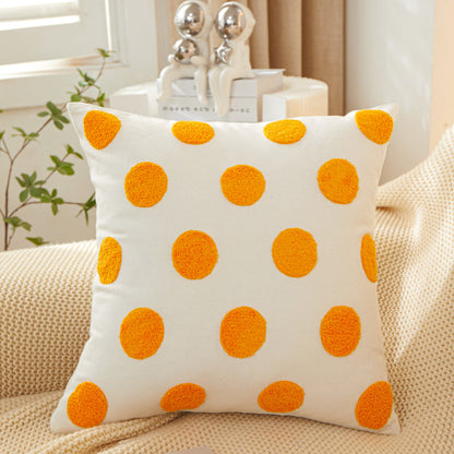 18"x18" Sunshine Blossom Whimsical Floral Full Set of Throw Pillow pillow cover with nature-inspired artwork - product view 3