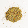 Ginger Lemon Throat Comfort herbal teas with nature-inspired artwork