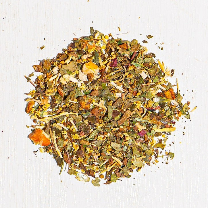 Anti herbal teas with nature-inspired artwork