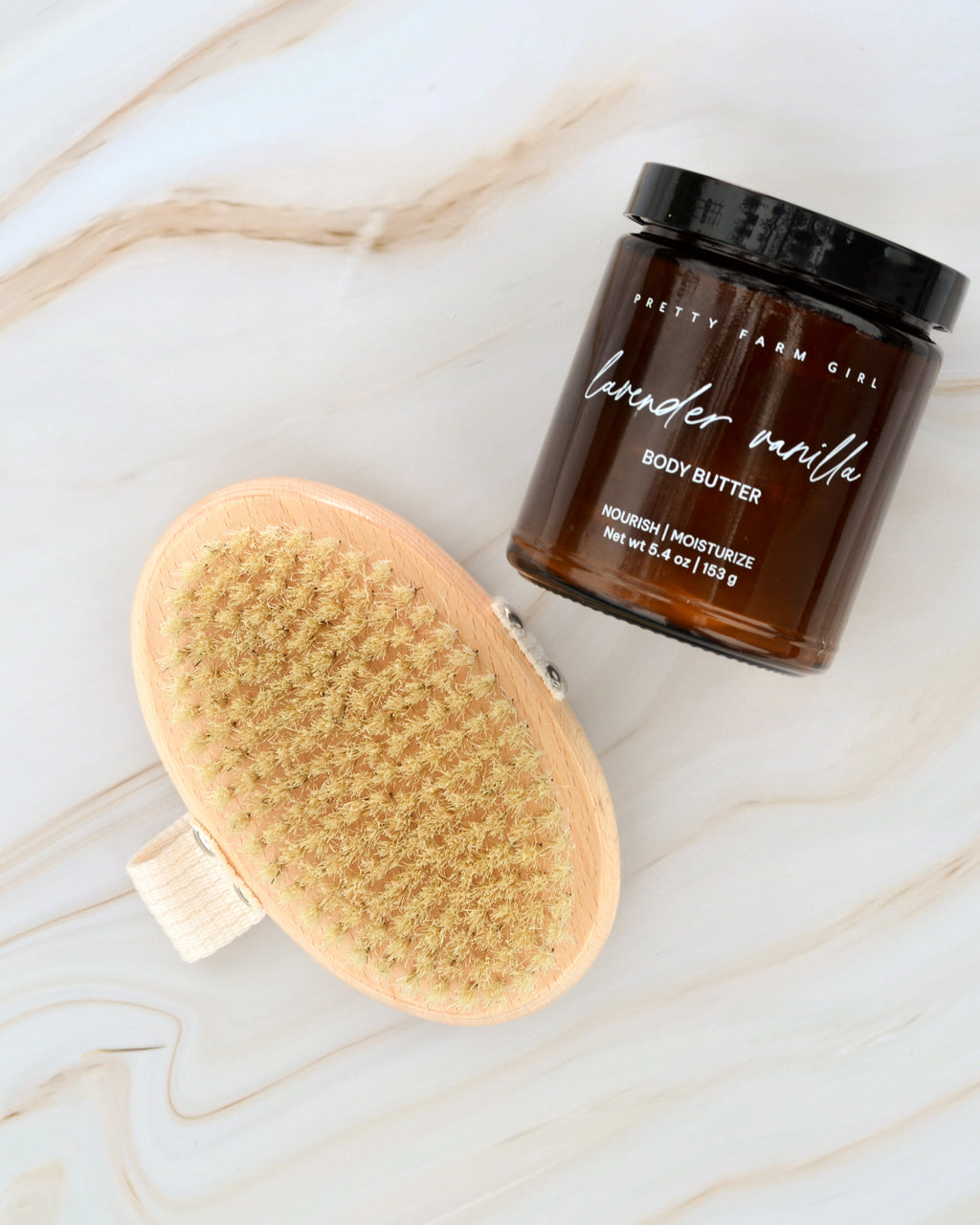 Lavender Vanilla Bean Tallow Body Butter cream with nature-inspired artwork - product view 5