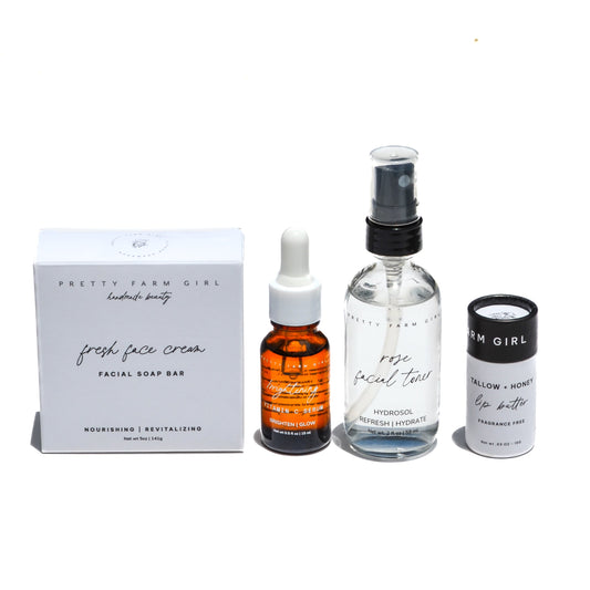 Rooted and Ready: Travel-Size Skincare Essentials Kit