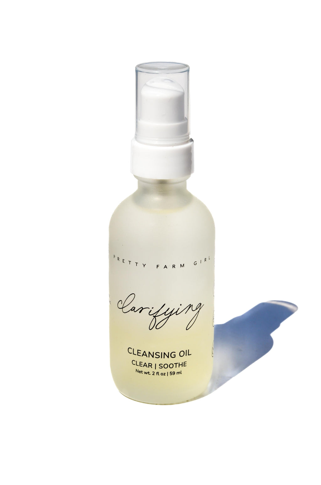 Clarifying Cleansing Oil for Acne Prone Skin face cleanser with nature-inspired artwork - product view 3