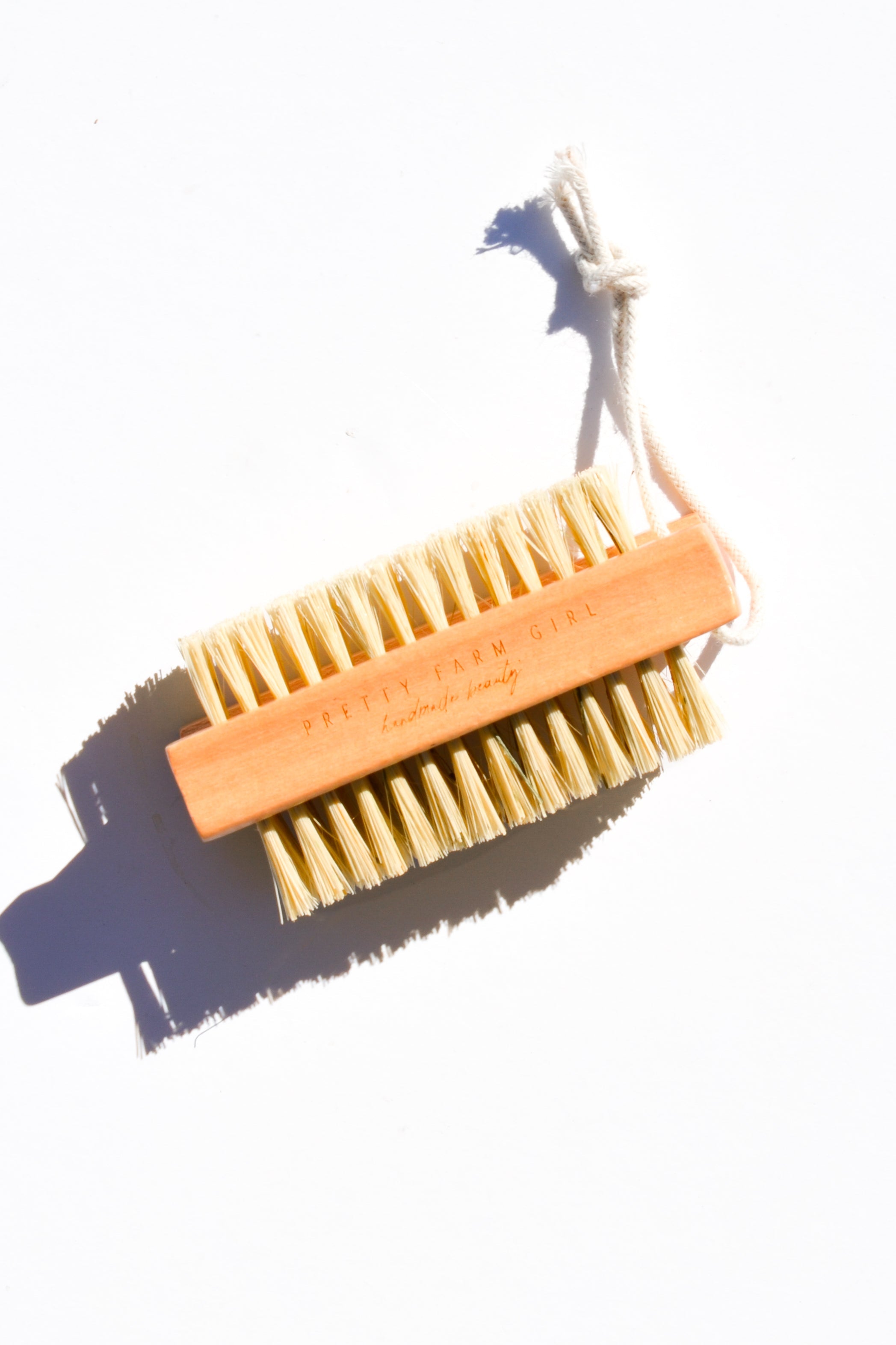 Bamboo Nail Brush with Sisal Bristles uncategorized / needs cleanup with nature-inspired artwork