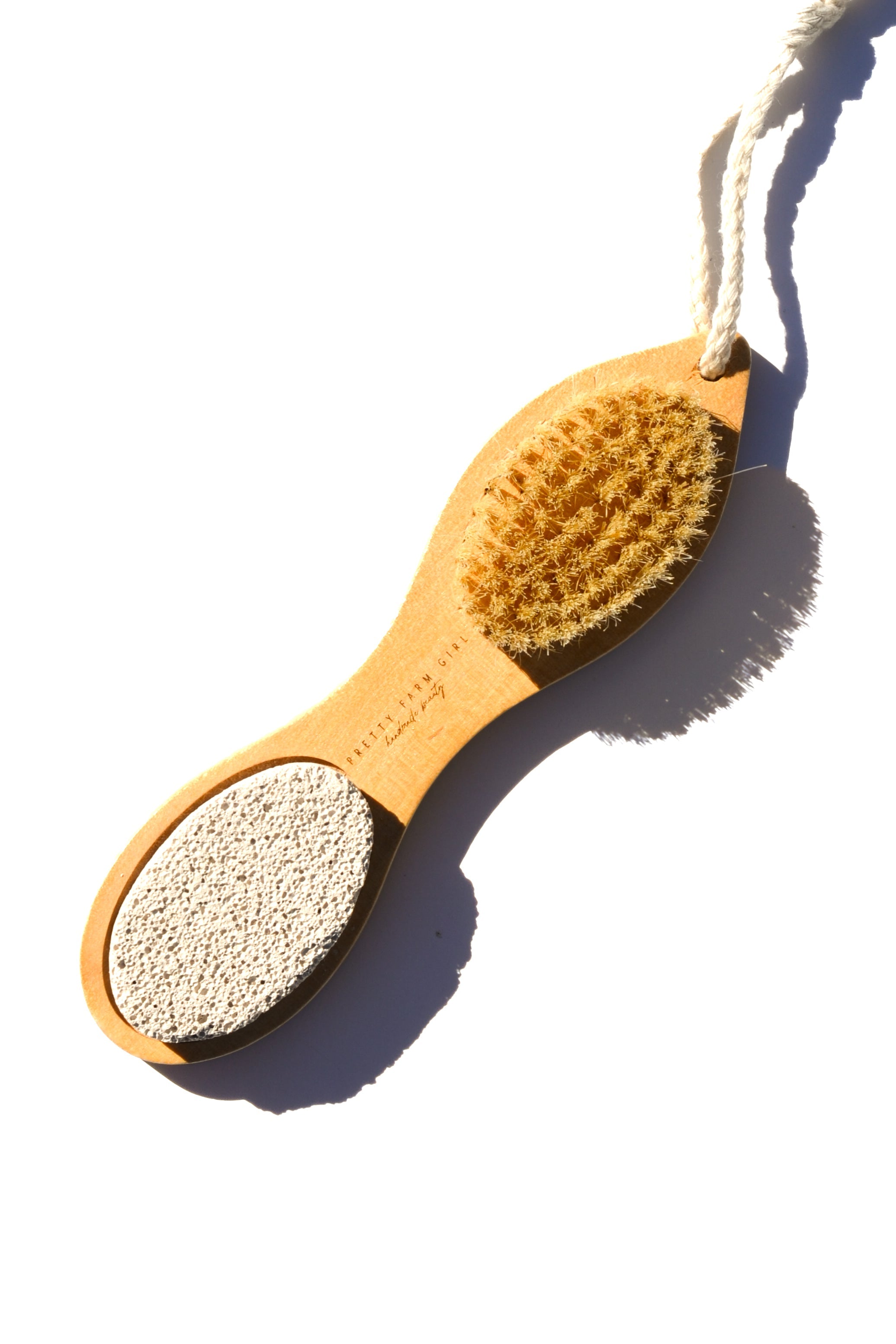 Bamboo Exfoliating Foot Pedicure Tool uncategorized / needs cleanup with nature-inspired artwork