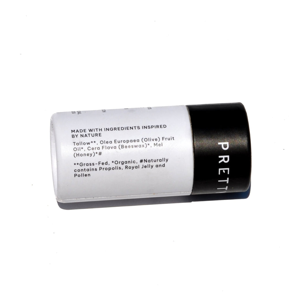 Fragrance Free Tallow + Honey Lip Butter in Eco lip butter with nature-inspired artwork - product view 5