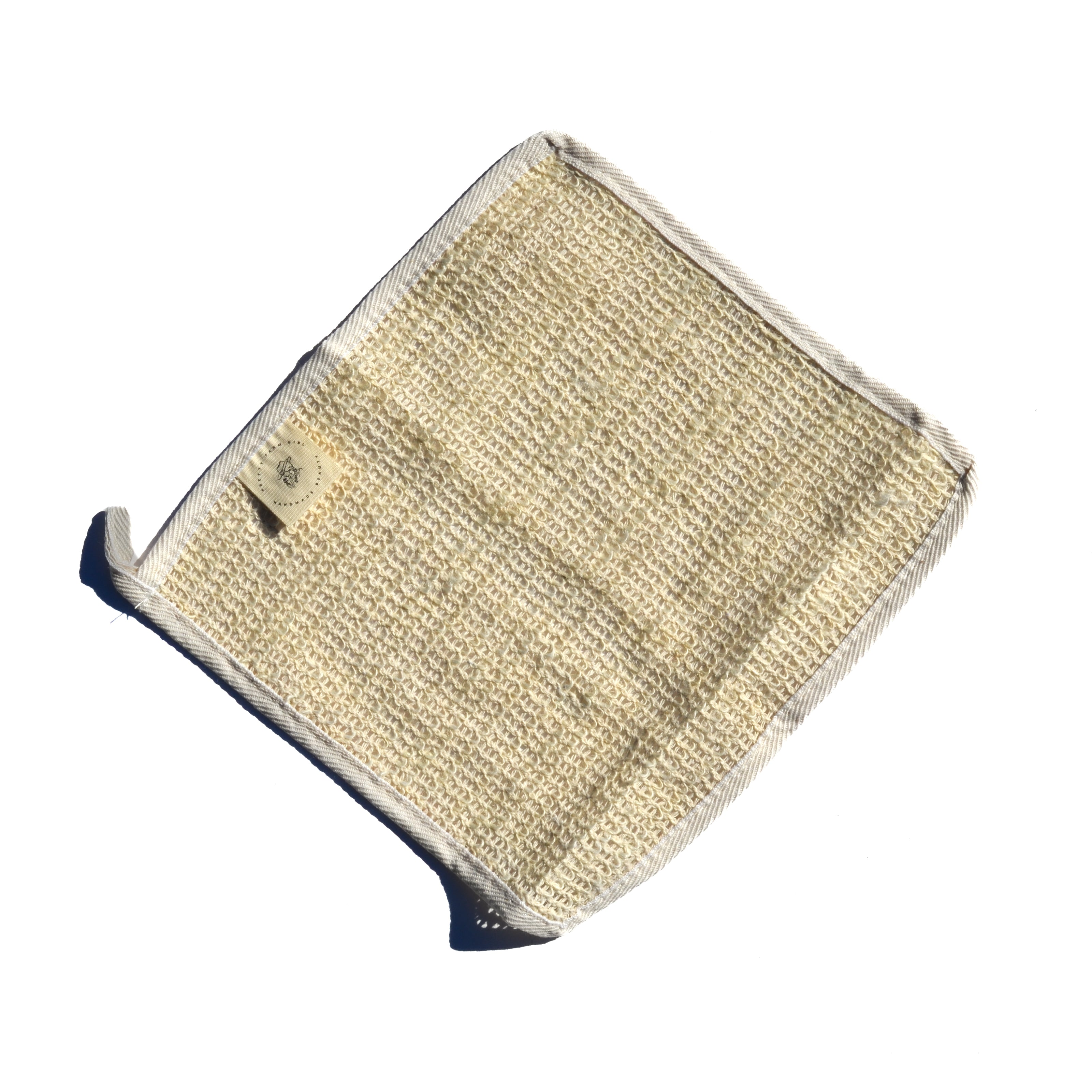 Sisal Exfoliating Wash Cloth uncategorized / needs cleanup with nature-inspired artwork - product view 3