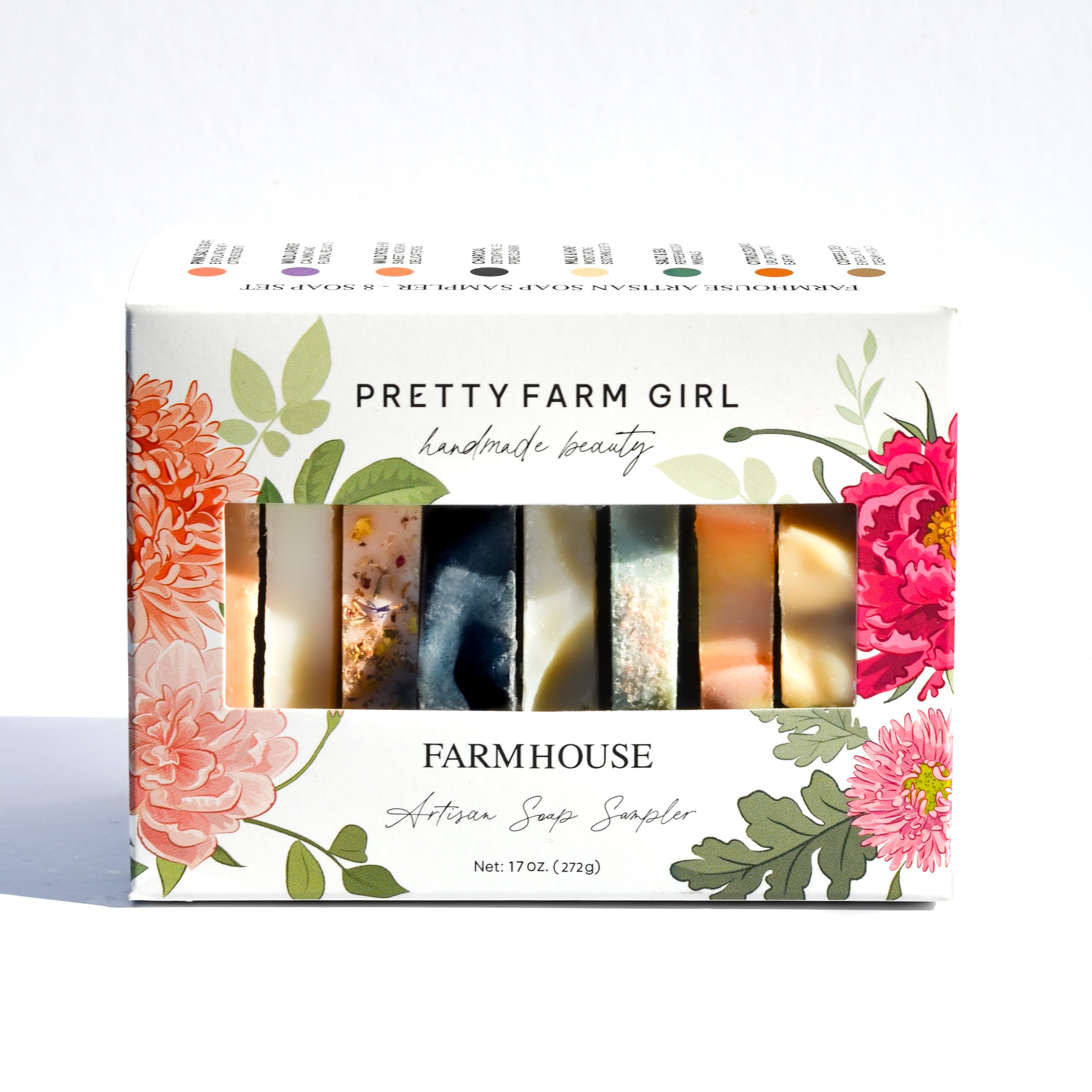 Farmhouse Artisan Goat Milk & Tallow Soap Sampler soap with nature-inspired artwork - product view 2